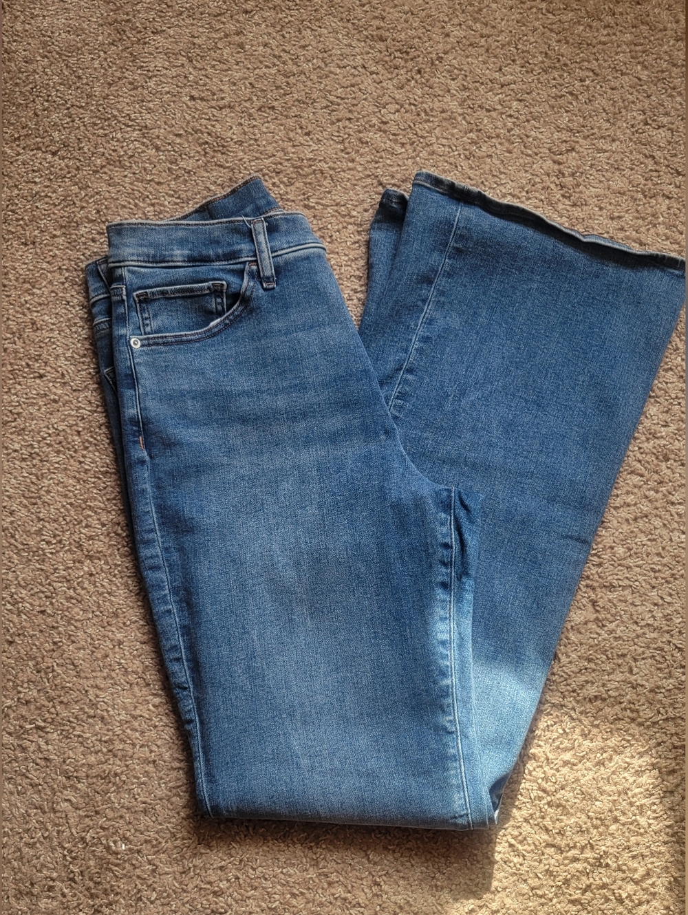 Express Women's Light Blue Bootcut Jeans - Picture 2 of 12